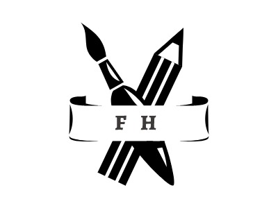 F    Hlogo标志设计