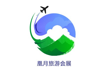 凰月旅游会展logo标志设计