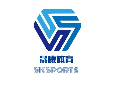 晟康体育logo标志设计