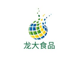 龙大食品公司logo设计