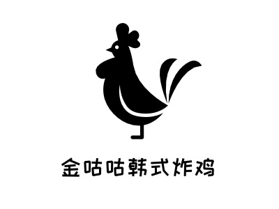 金咕咕韩式炸鸡LOGO设计