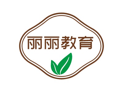 丽丽教育logo标志设计