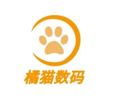 橘猫数码门店logo设计