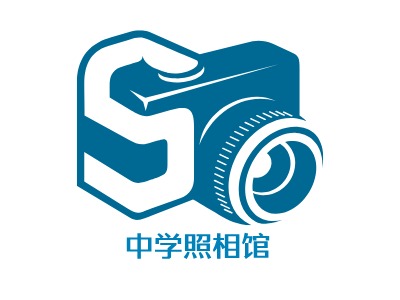 中学照相馆logo标志设计