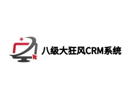 四川八级大狂风CRM系统公司logo设计