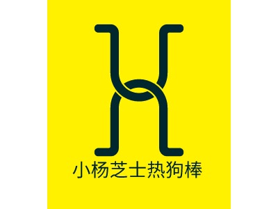 小杨芝士热狗棒品牌logo设计