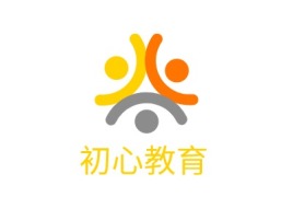 初心教育logo标志设计