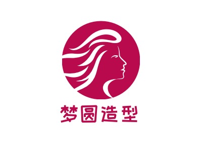 梦圆造型门店logo设计