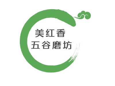 美红香五谷磨坊品牌logo设计