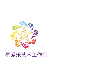 星爱乐艺术工作室logo标志设计