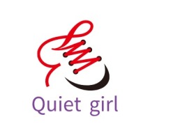 Quiet girl店铺标志设计