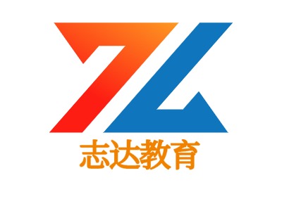 志达教育logo标志设计