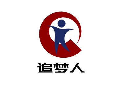 追梦人logo标志设计