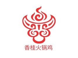 山东香桂火锅鸡店铺logo头像设计