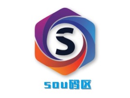 sou码区公司logo设计