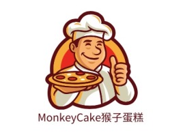 江苏MonkeyCake猴子蛋糕品牌logo设计