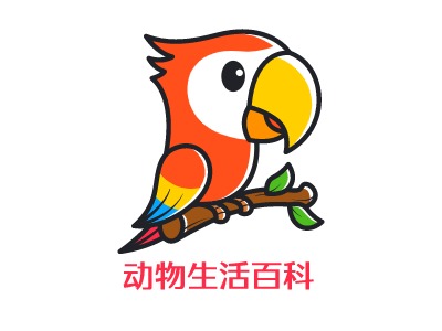 动物生活百科门店logo设计