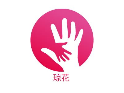 琼花logo标志设计
