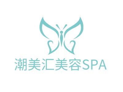 潮美汇美容SPA门店logo设计