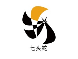 七头蛇logo标志设计