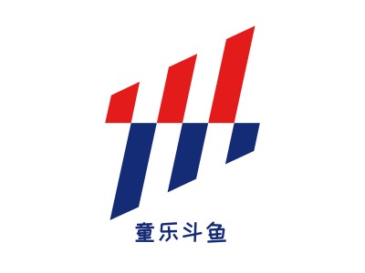 童乐斗鱼公司logo设计