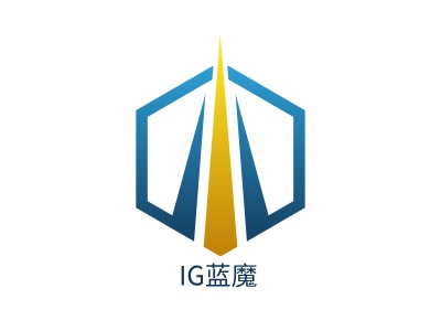 IG蓝魔公司logo设计