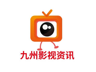 九州影视资讯logo标志设计