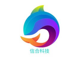 四川信合科技公司logo设计