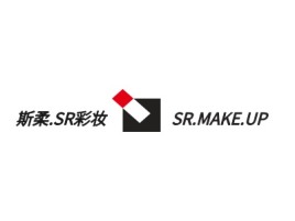 斯柔.SR彩妆门店logo设计
