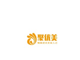 河南聚集优化美业人才门店logo设计