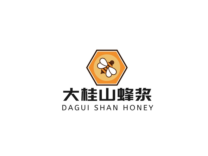 大桂山蜂浆品牌logo设计
