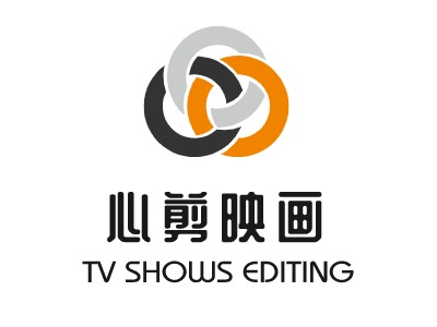 心剪映画logo标志设计