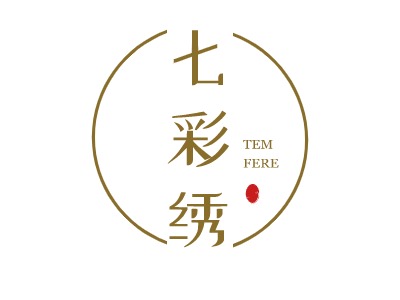 七彩绣企业标志设计