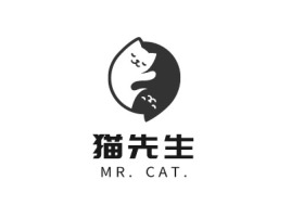 猫先生logo标志设计