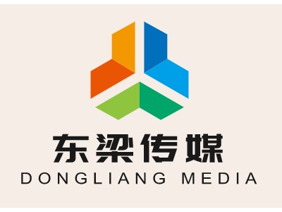 东梁传媒logo标志设计