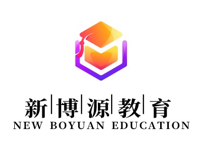 新博源教育logo标志设计