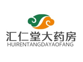 汇仁堂大药房门店logo设计