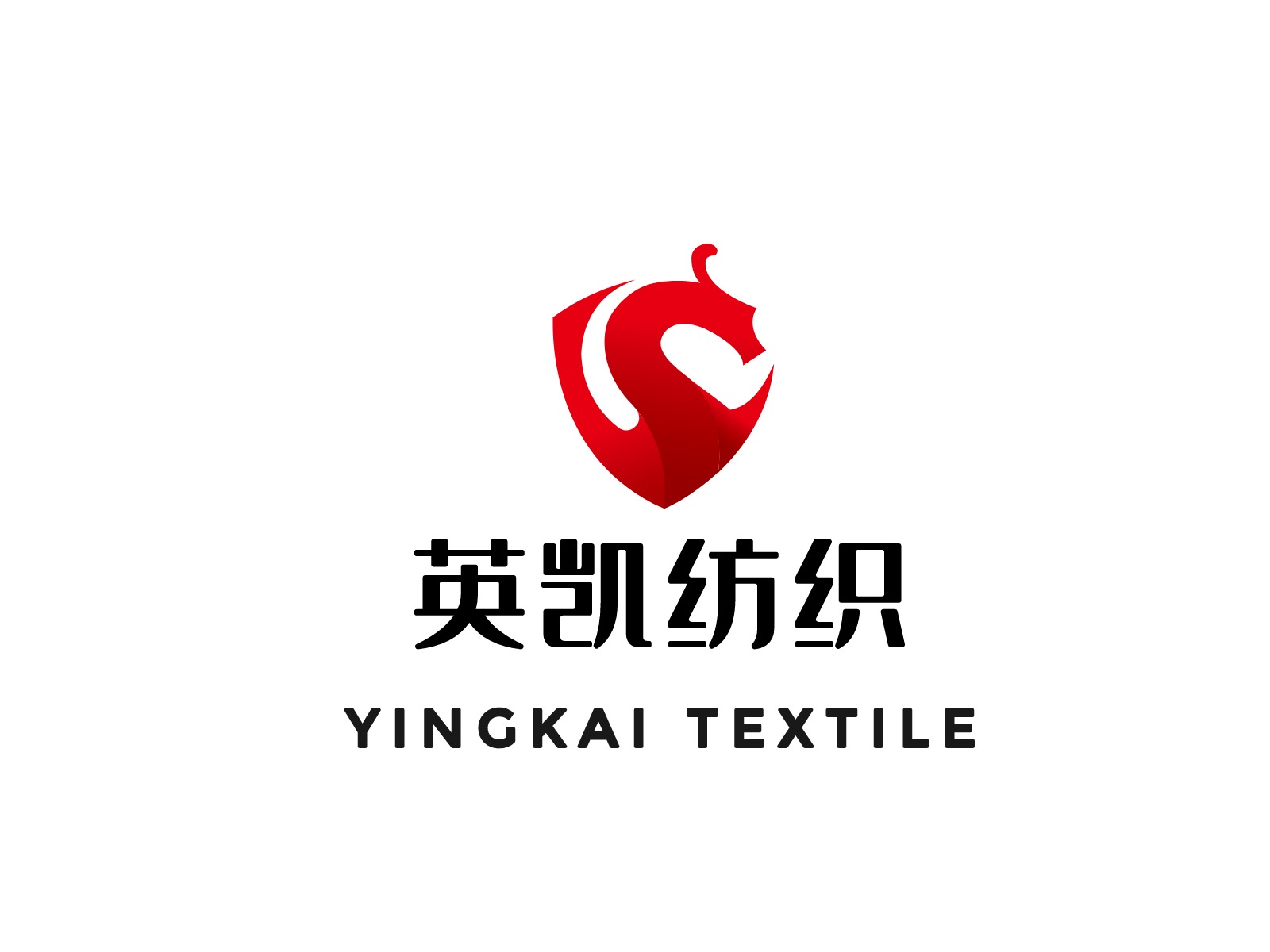 英凯纺织公司logo设计