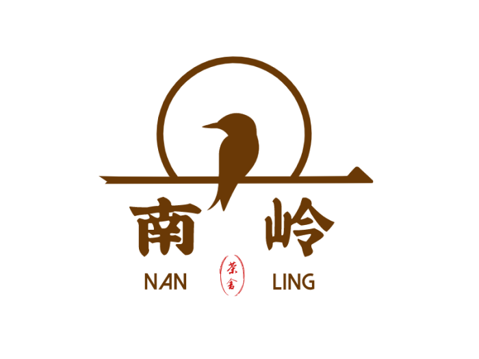 中式文艺动物茶馆图标标志logo设计