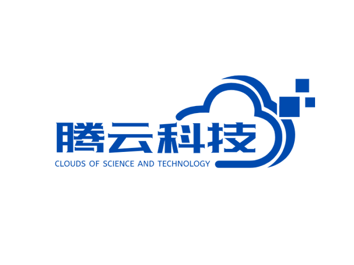 蓝色商务科技公司图标标志logo设计
