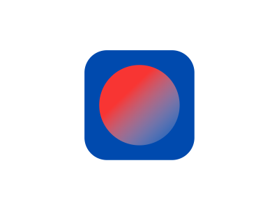 藍色個性簡約app圖標標志logo設計