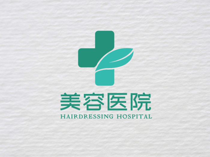 创意十字架简约医美美容医院logo设计
