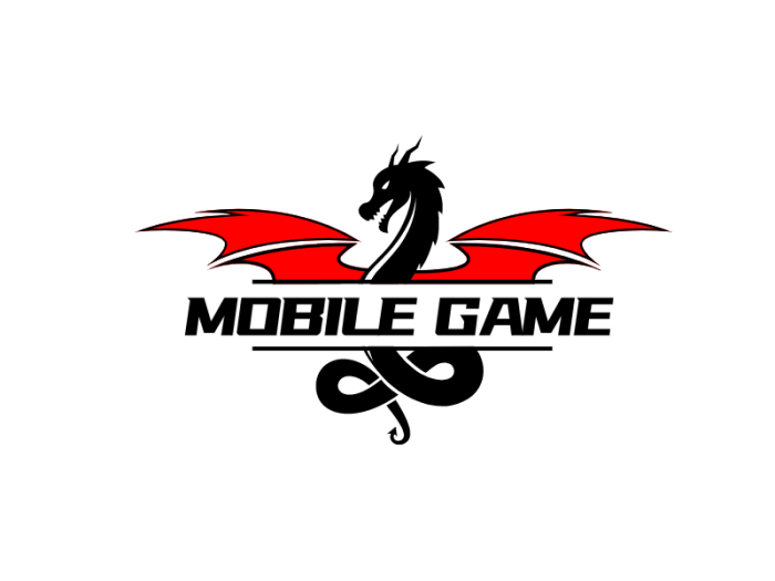 酷炫创意电竞游戏网站龙logo设计