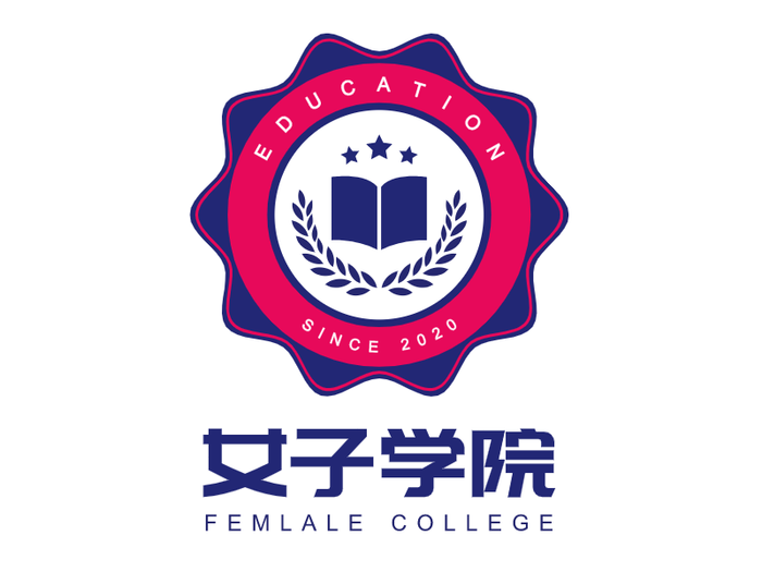女子学院logo设计