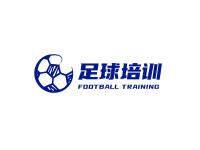 手绘足球logo设计