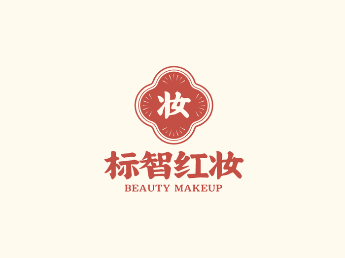 红色中式复古传统logo设计