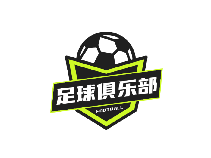 创意徽章足球俱乐部logo设计