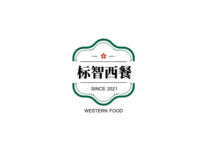 简约欧式徽章logo