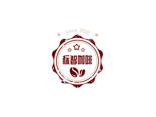 创意复古餐饮咖啡徽章logo设计