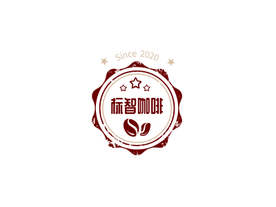 创意复古餐饮咖啡徽章logo设计
